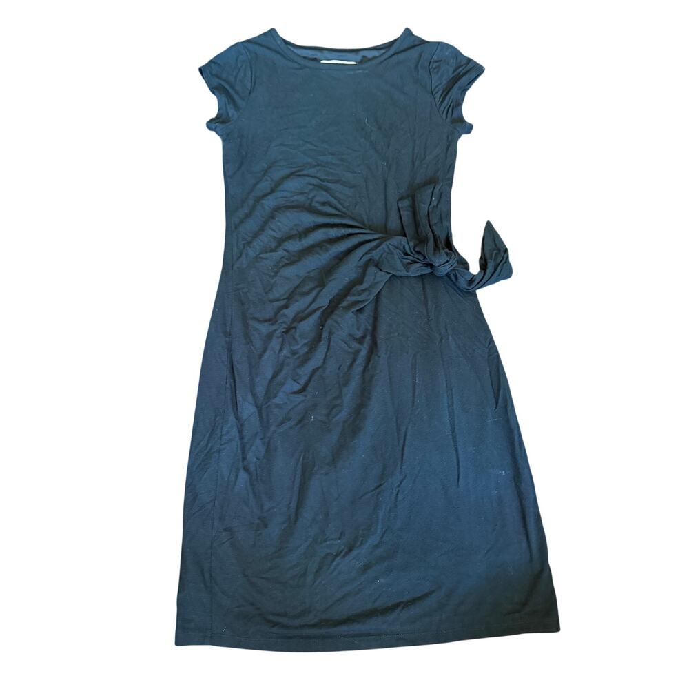Loft XSP cotton short sleeve wrap dress